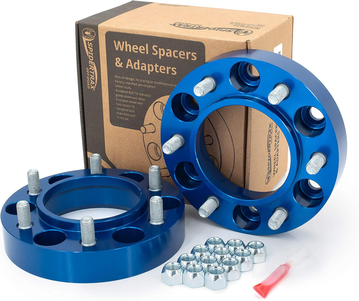 Spidertrax WHS007 Blue Wheel Spacer Kit for Toyota Models