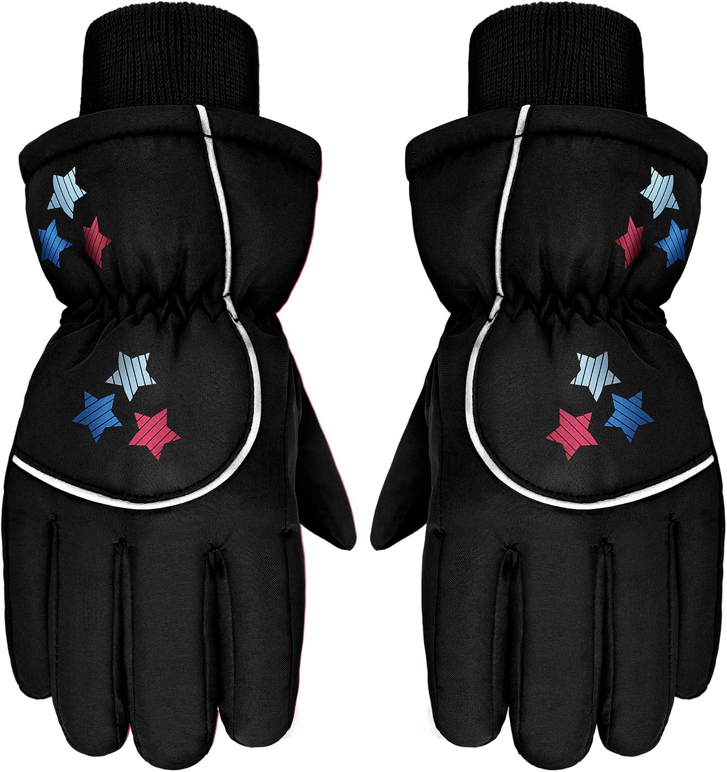 Warm Waterproof Kids Ski Gloves by Boao - Cozy Winter Essential!