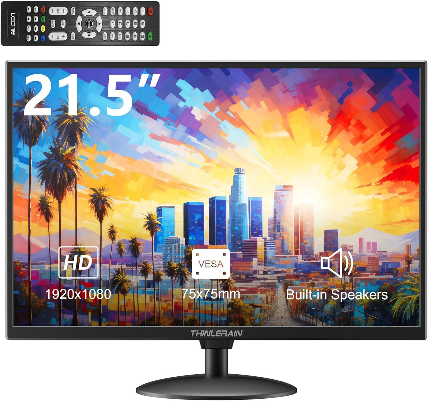 21.5 inch Computer Monitor with HDMI and Built-in Speakers