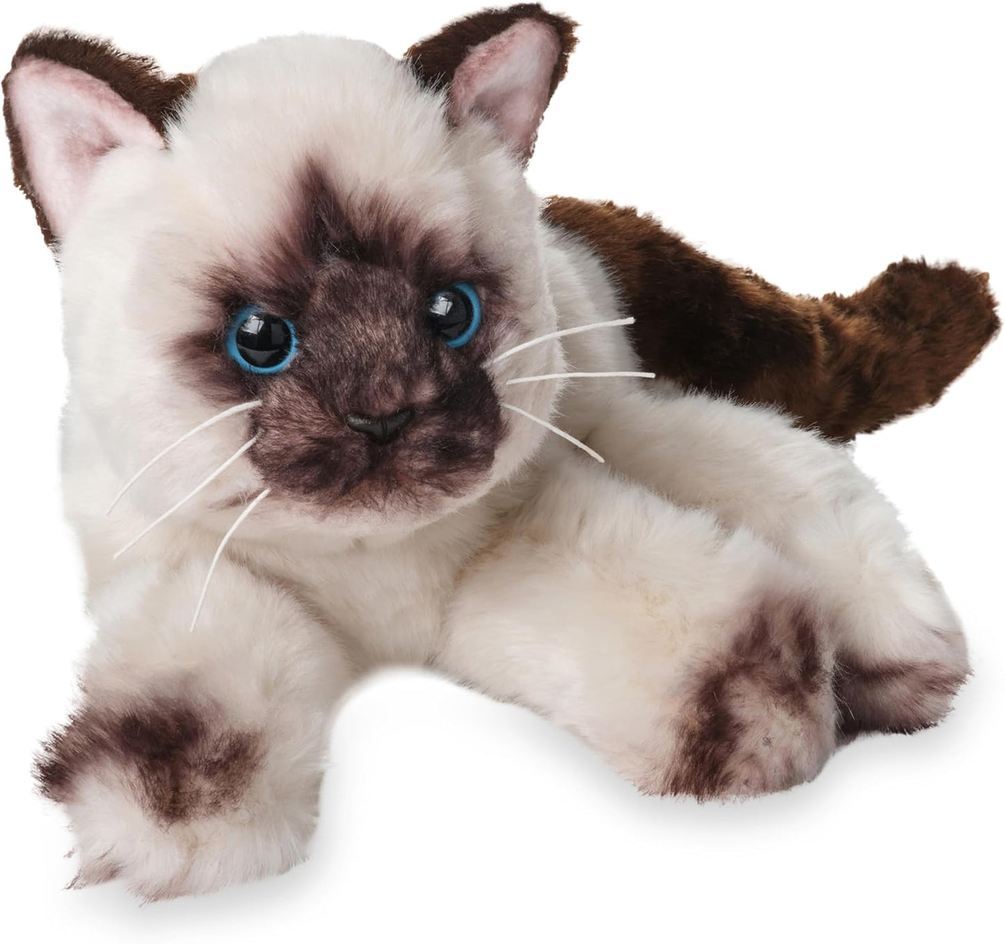 Cleo Plush Stuffed Animal Siamese Cat for Cozy Cuddles