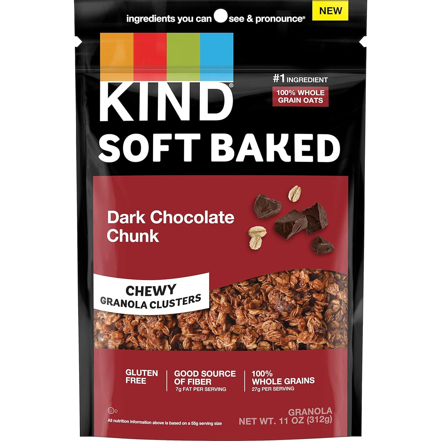 KIND Soft Baked Granola with Dark Chocolate Chunk - 5 Count