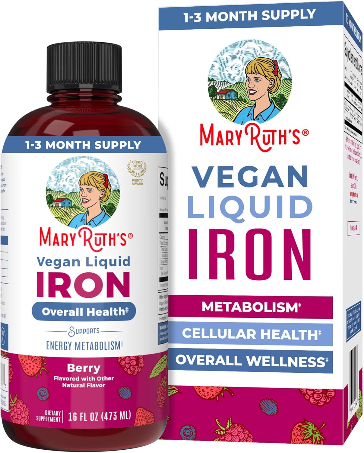 Liquid Iron Supplement for Healthy Blood & Oxygen Levels
