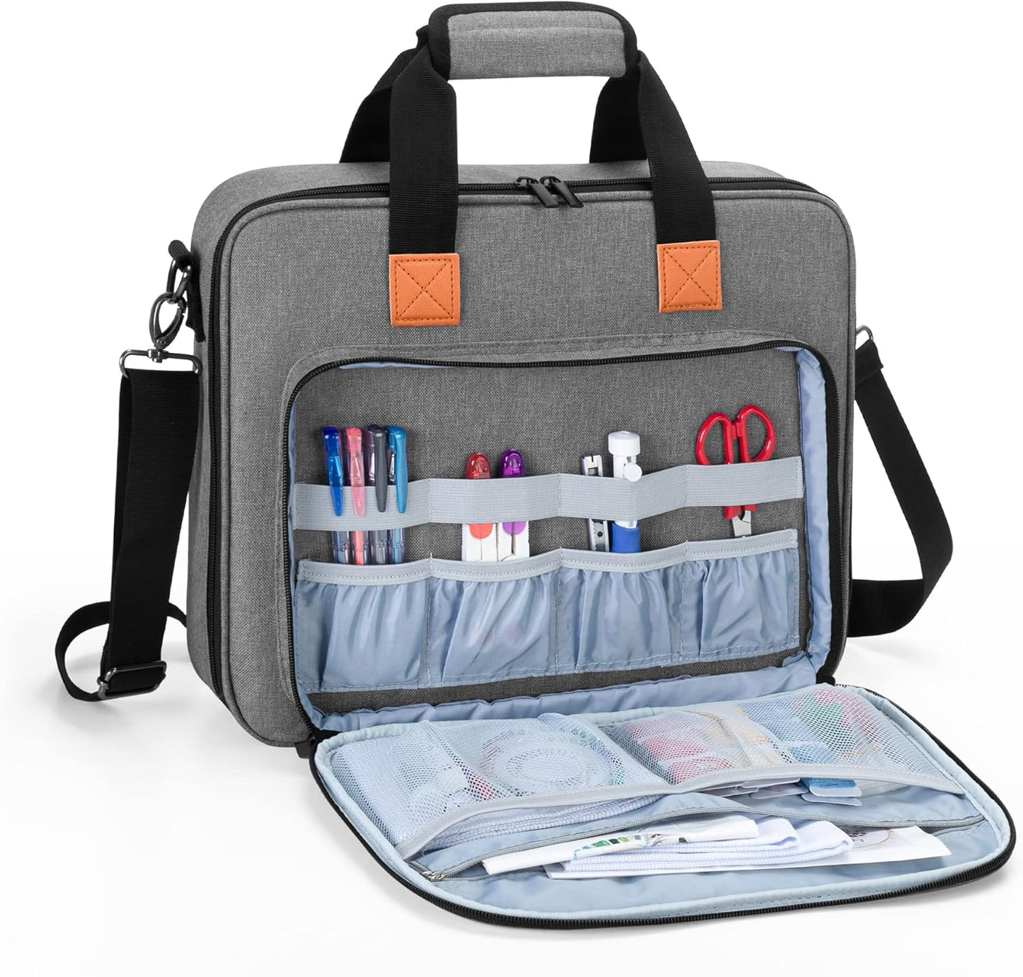LUXJA Embroidery Project Carry Case for Craft Enthusiasts