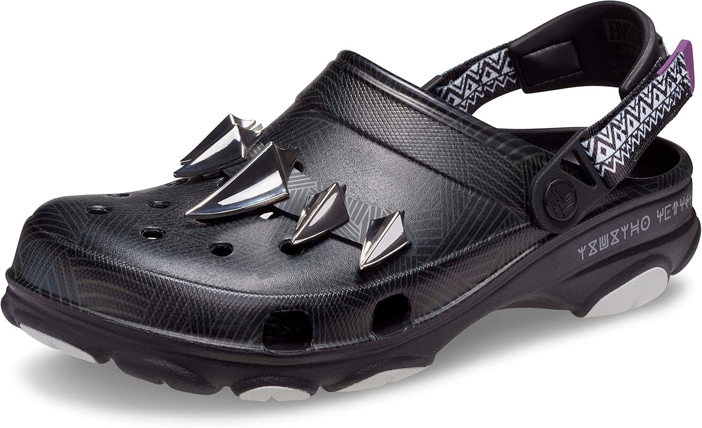 Crocs Classic All-Terrain Clogs for Men and Women - Black Panther
