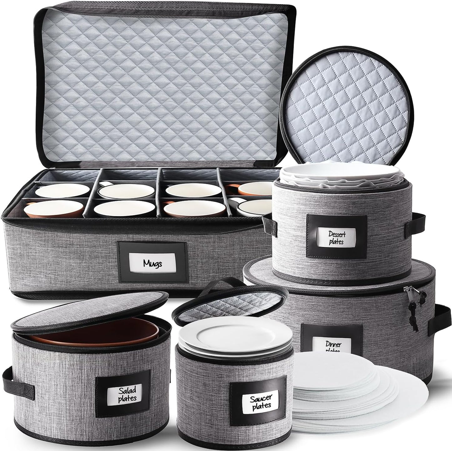 Fine China Storage Containers for Safe and Stylish Dish Protection