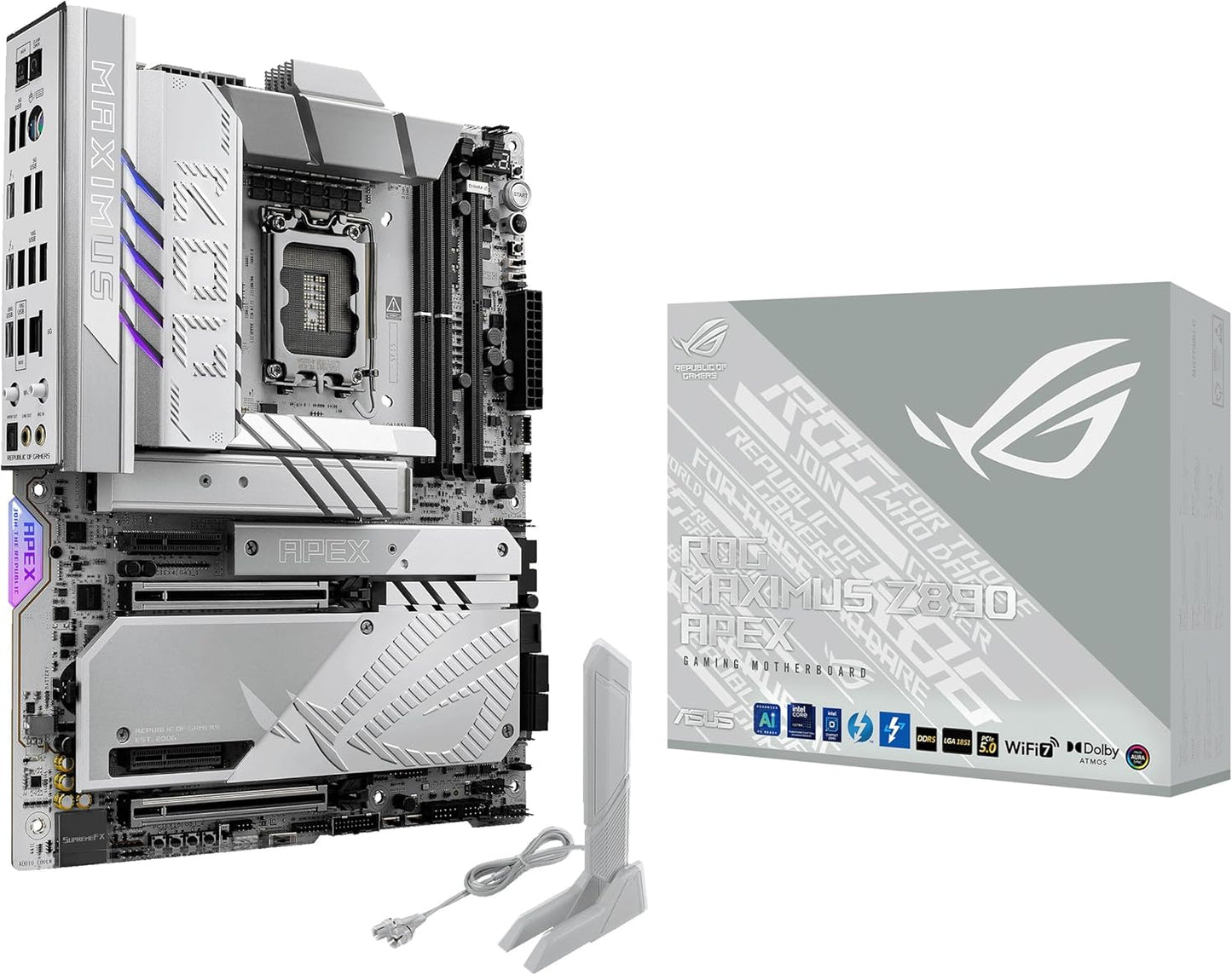 ASUS ROG MAXIMUS Z890 APEX Motherboard for Advanced AI PCs