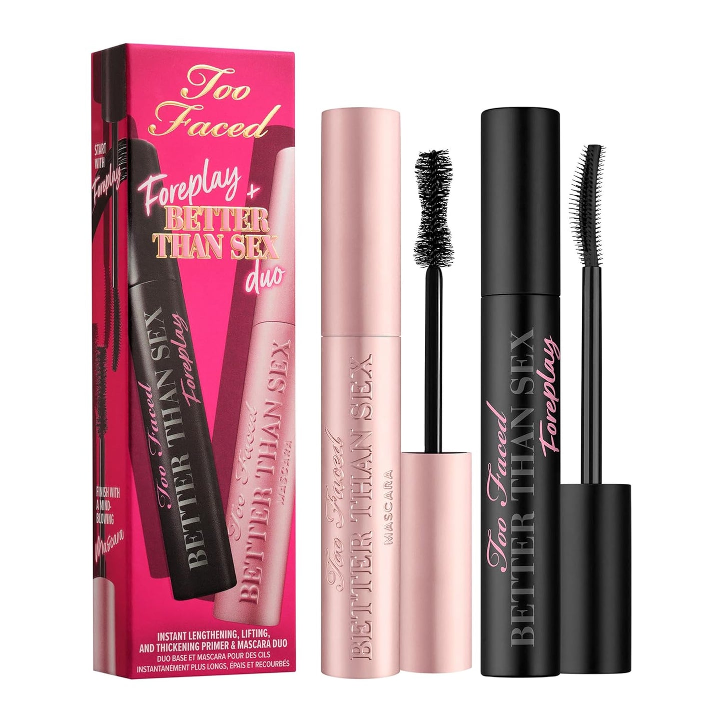 Too Faced Foreplay & Better Than Sex Duo for Dramatic Volume
