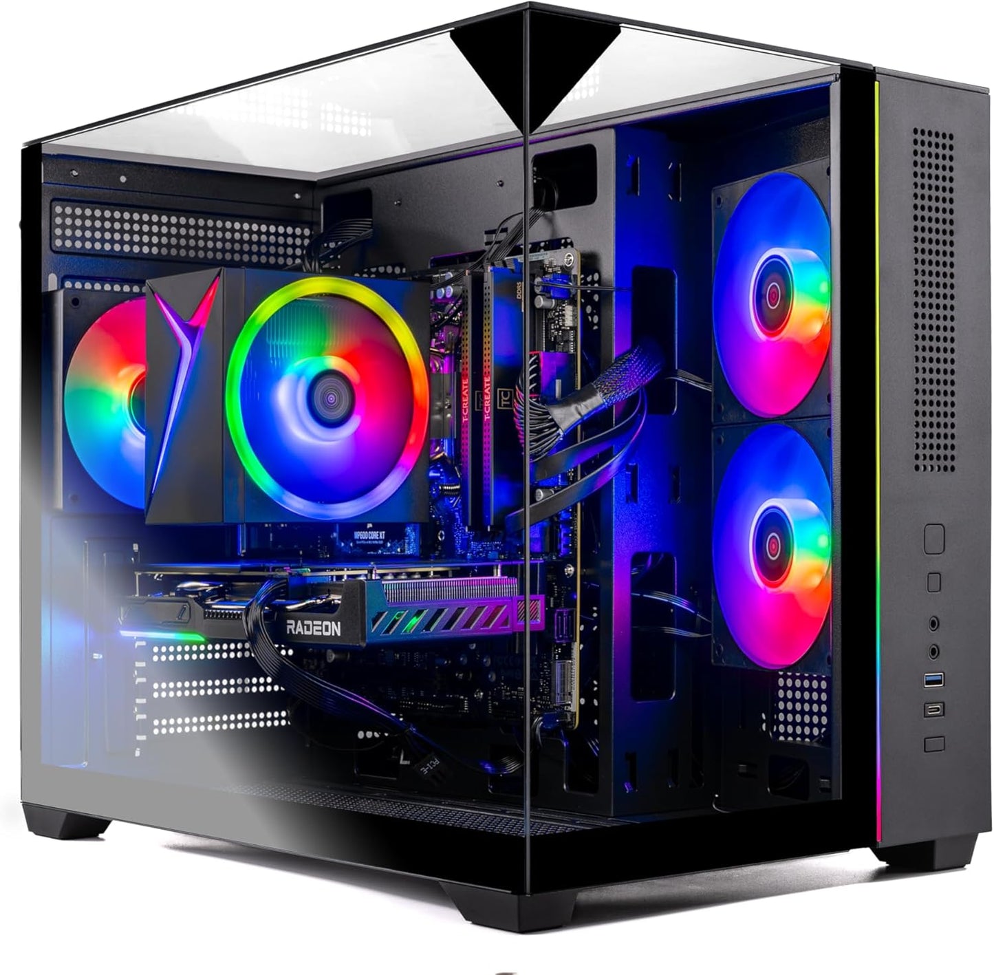 Skytech Gaming Crystal Gaming PC with Ryzen 7 and RTX 5060