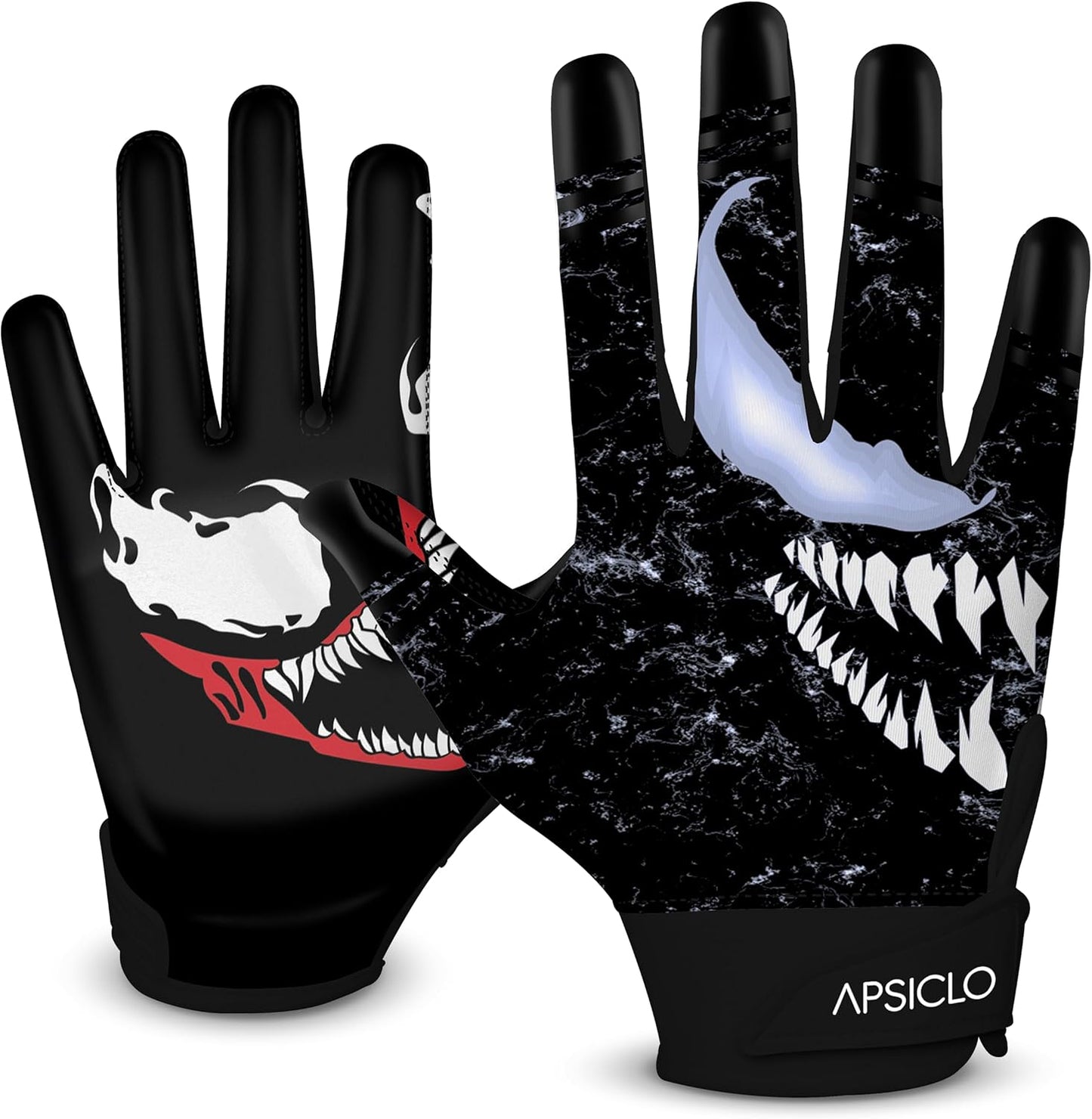 Enhanced Grip Football Gloves | Youth & Adult | APSICLO
