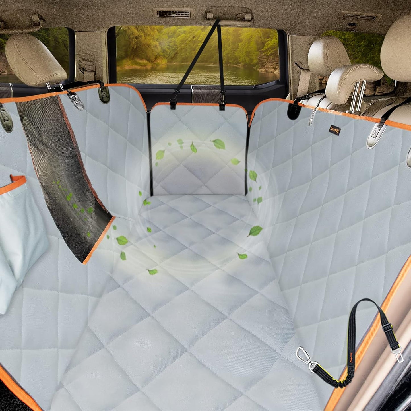 iBuddy Dog Seat Covers for Trucks - Waterproof Hammock Style