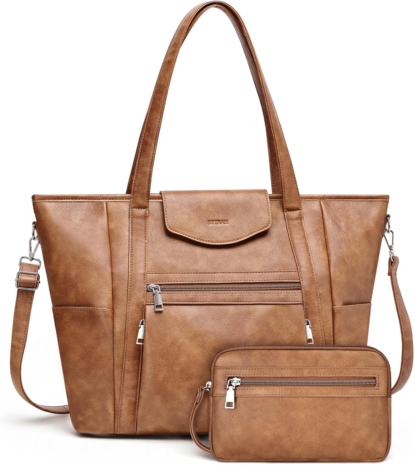 Stylish Laptop Bag for Women - Designer Leather Backpack Purse