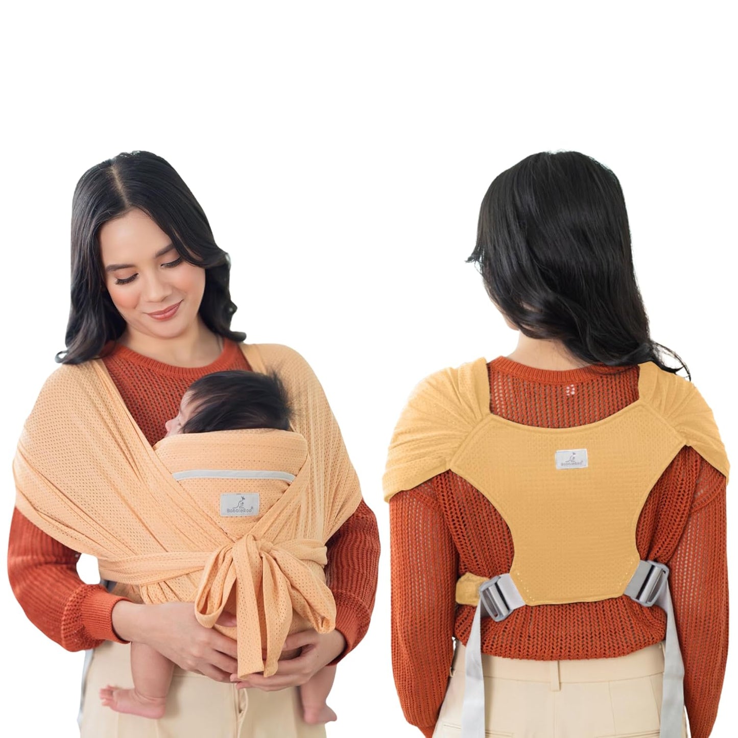 Comfort & Bonding: BabbleRoo Baby Wrap Carrier
