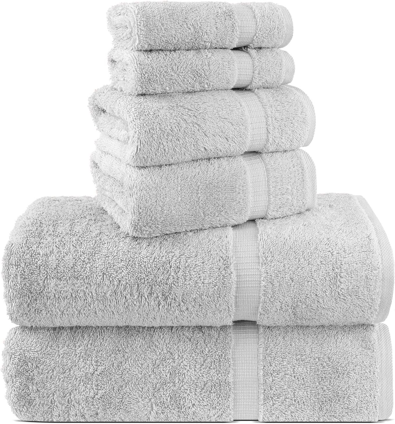 Chakir Turkish Linens Premium Cotton Towel Set for Bathroom