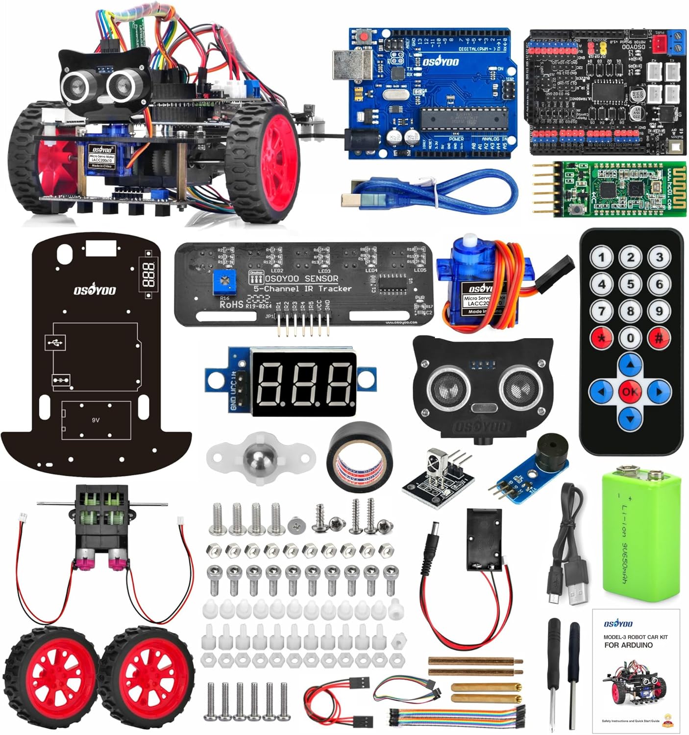 Arduino Robot Car Kit - Learn Programming & Robotics