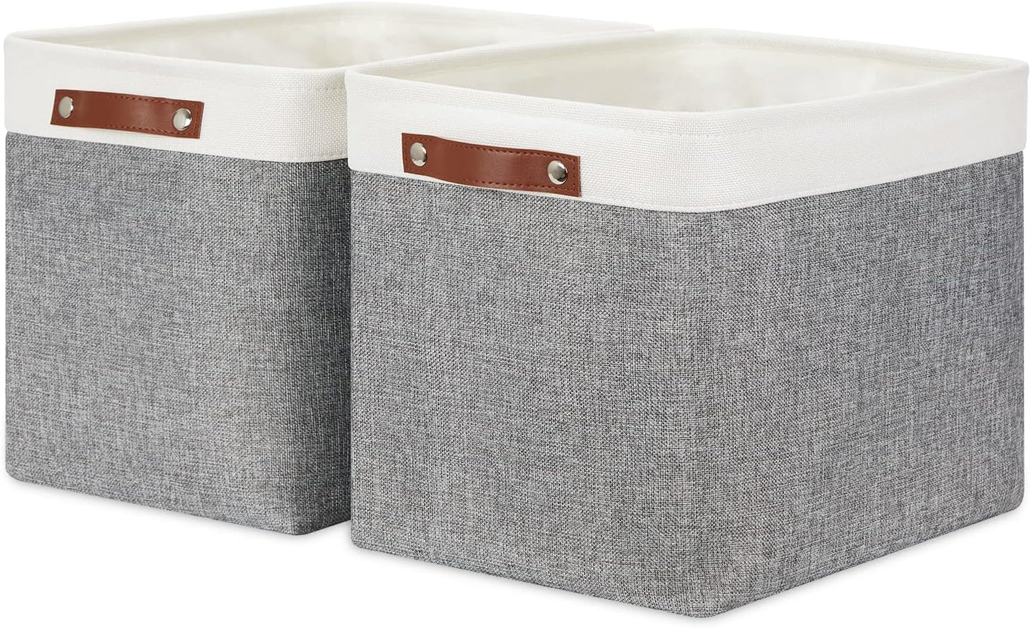 HNZIGE Large Fabric Storage Baskets for Organizing Your Space