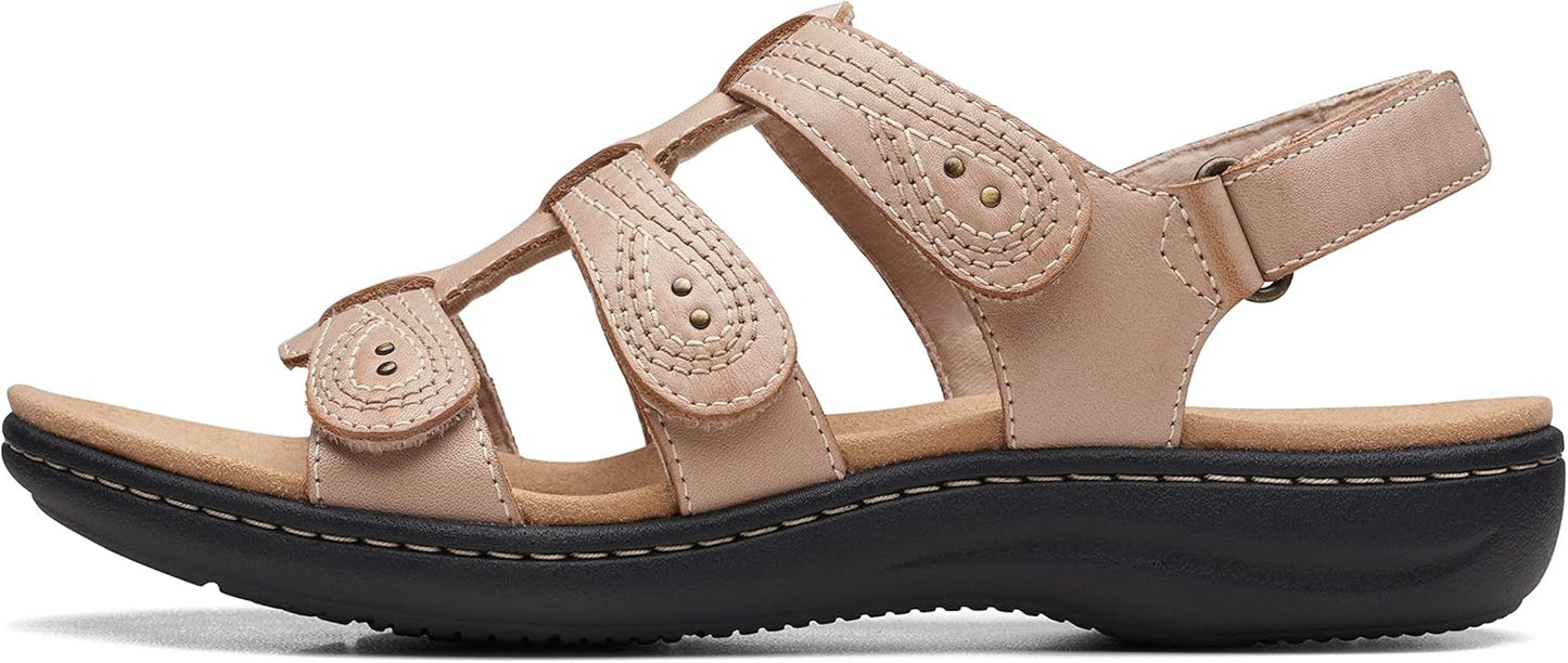 Clarks Women's Laurieann Vine Flat Sandal for Comfort and Style