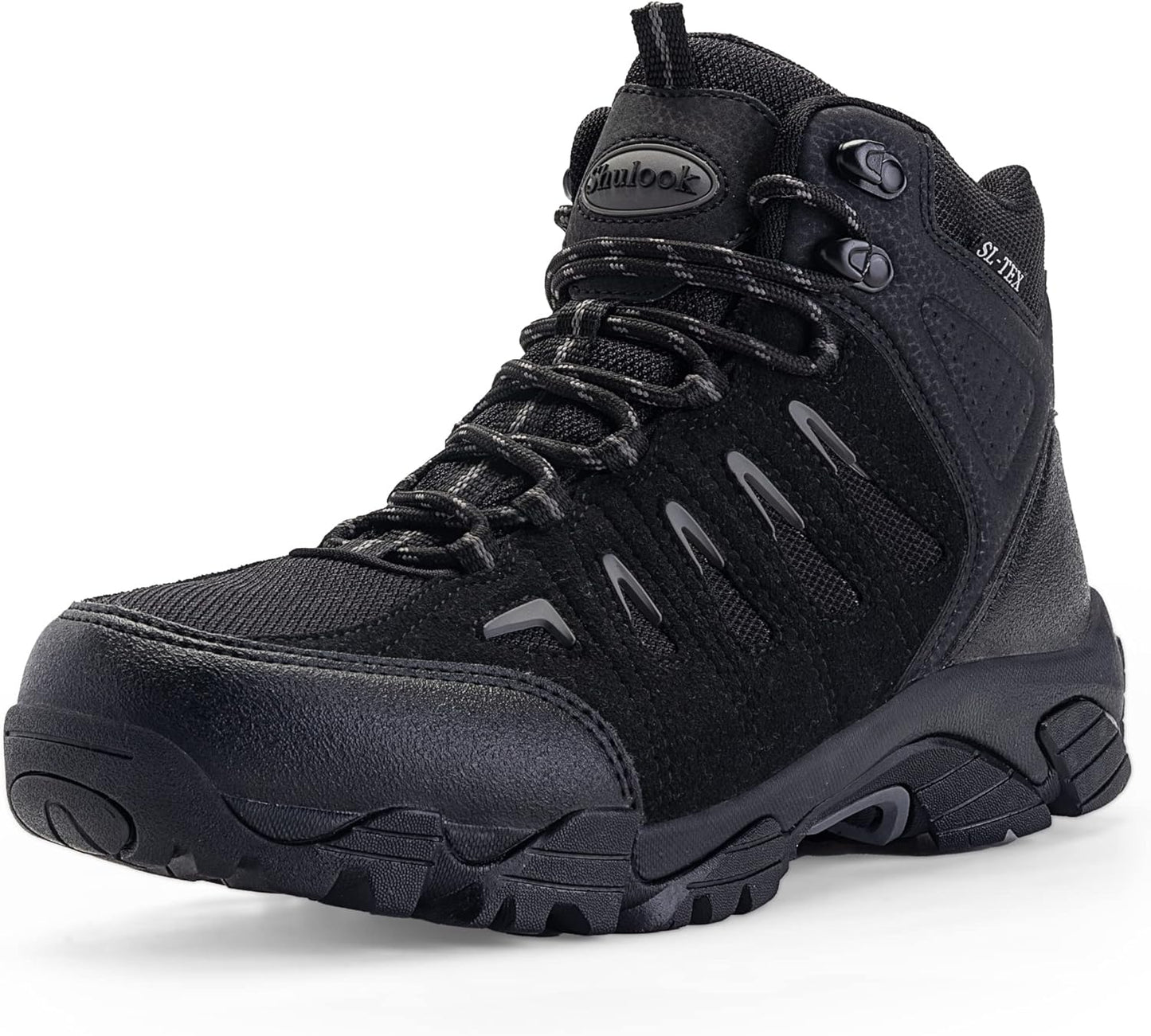SHULOOK Men's Waterproof Hiking Boots for Comfort and Durability