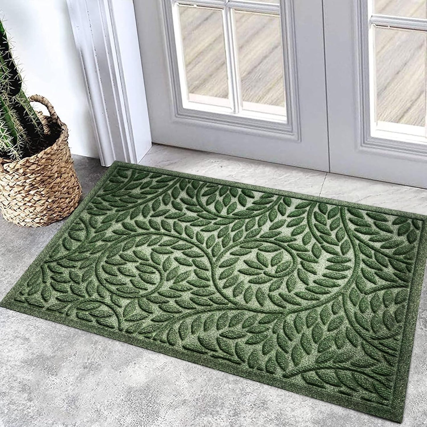 Bulijojo Durable Heavy Duty Welcome Mat for All Weather Use