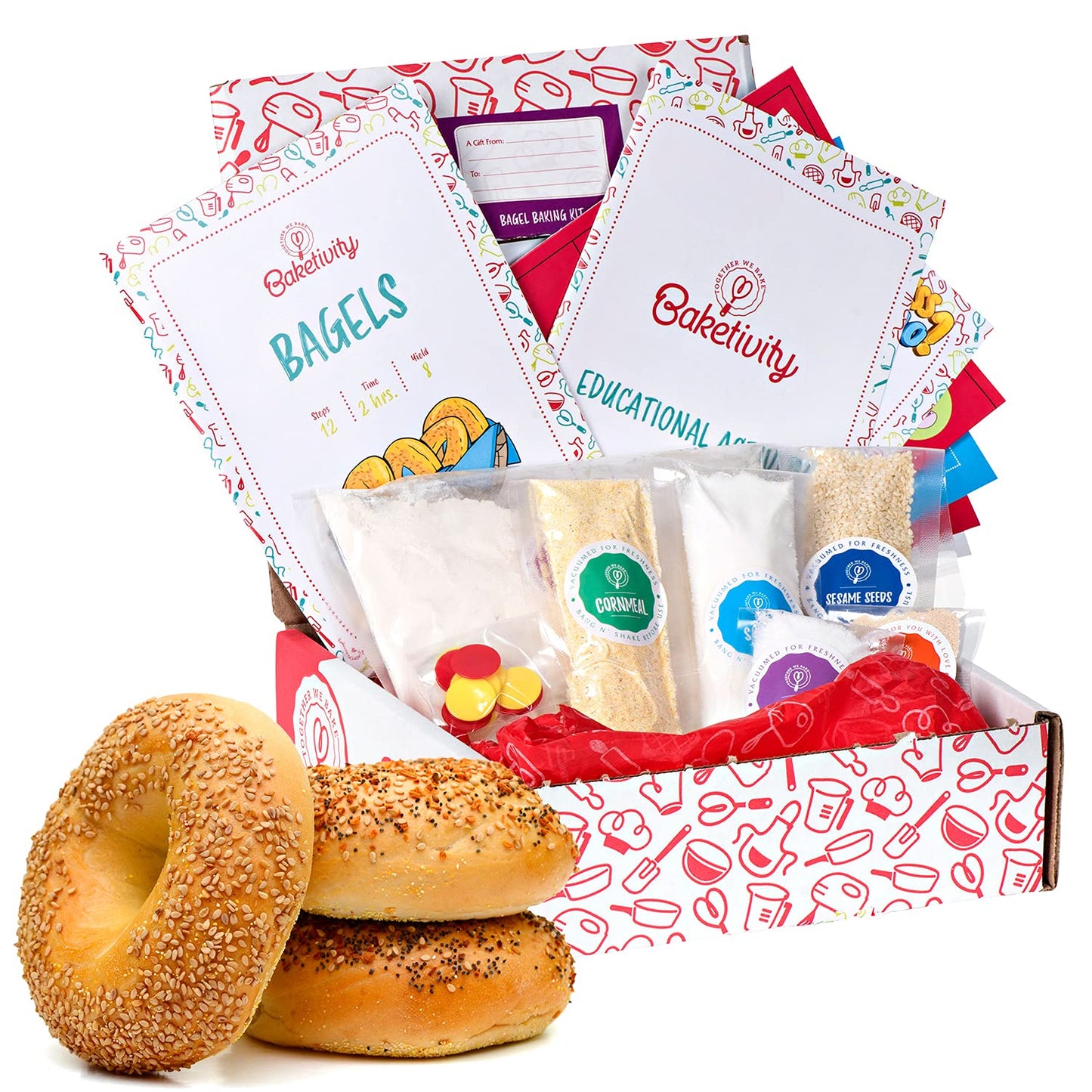 Baketivity Kids Baking Set for Fun Cooking and Learning
