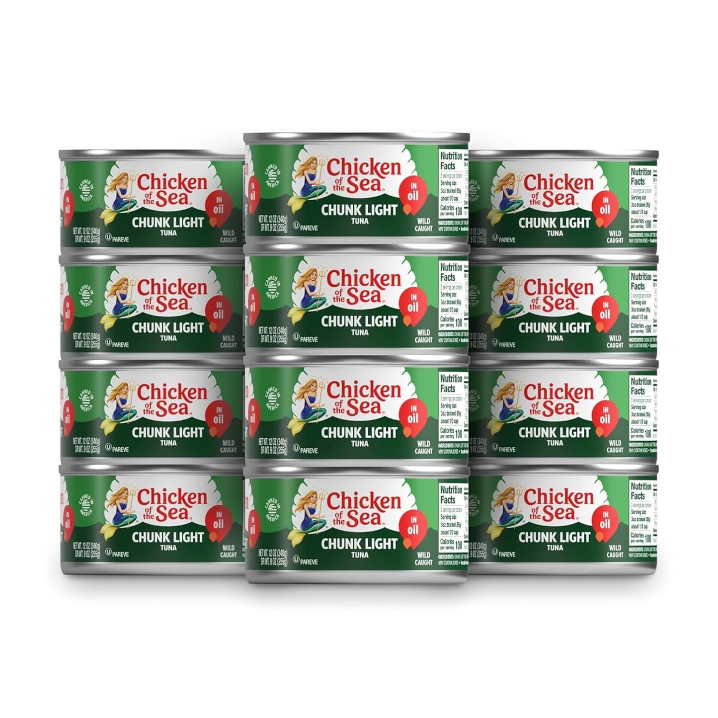Chunk Light Tuna in Oil - Delicious Wild Caught Tuna Cans