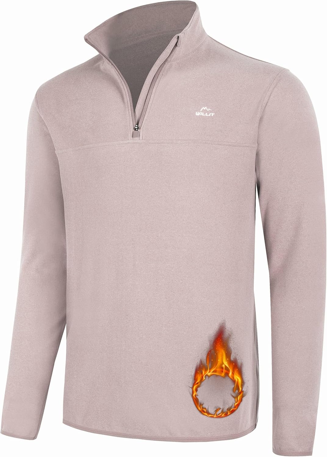 Willit Men's Fleece Pullover for Cold Weather Activities