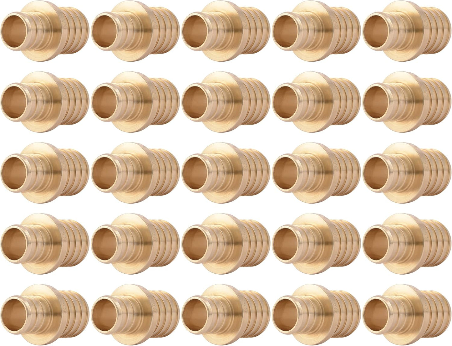 SharkBite Brass Crimp Reducing Coupling for PEX Pipe Connections