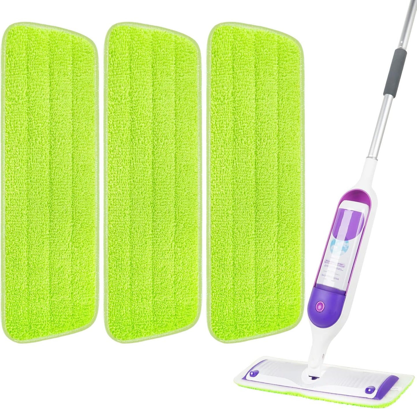 3 Pack Reusable Microfiber Swiffer Pads - All Floor Types