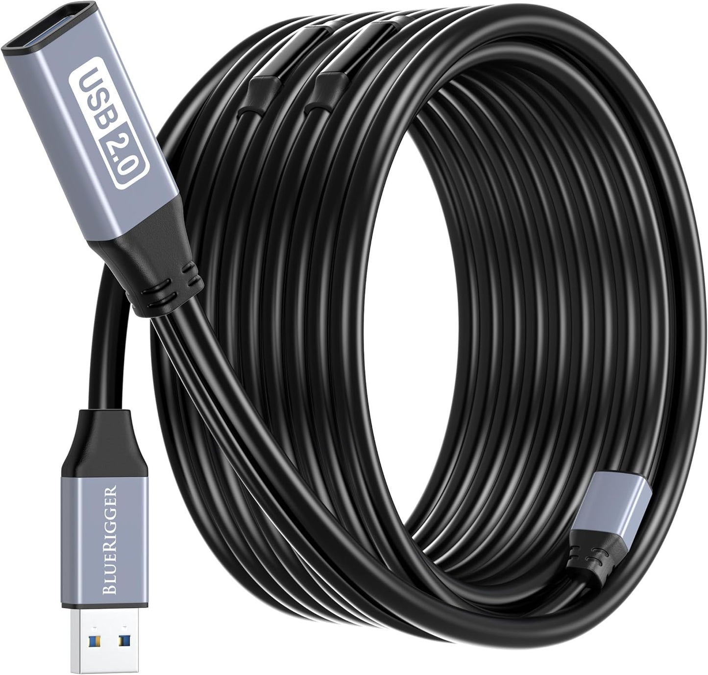 BlueRigger 75FT USB Extension Cable for Game Consoles and More