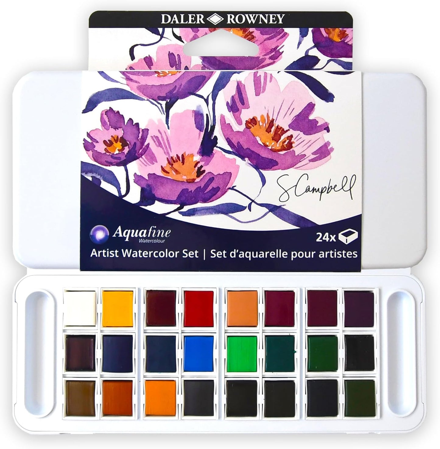 Daler-Rowney Aquafine Watercolor Paint Set for Artists
