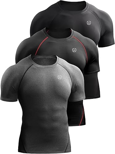 NELEUS Men's Compression Baselayer Athletic Workout T Shirts Review