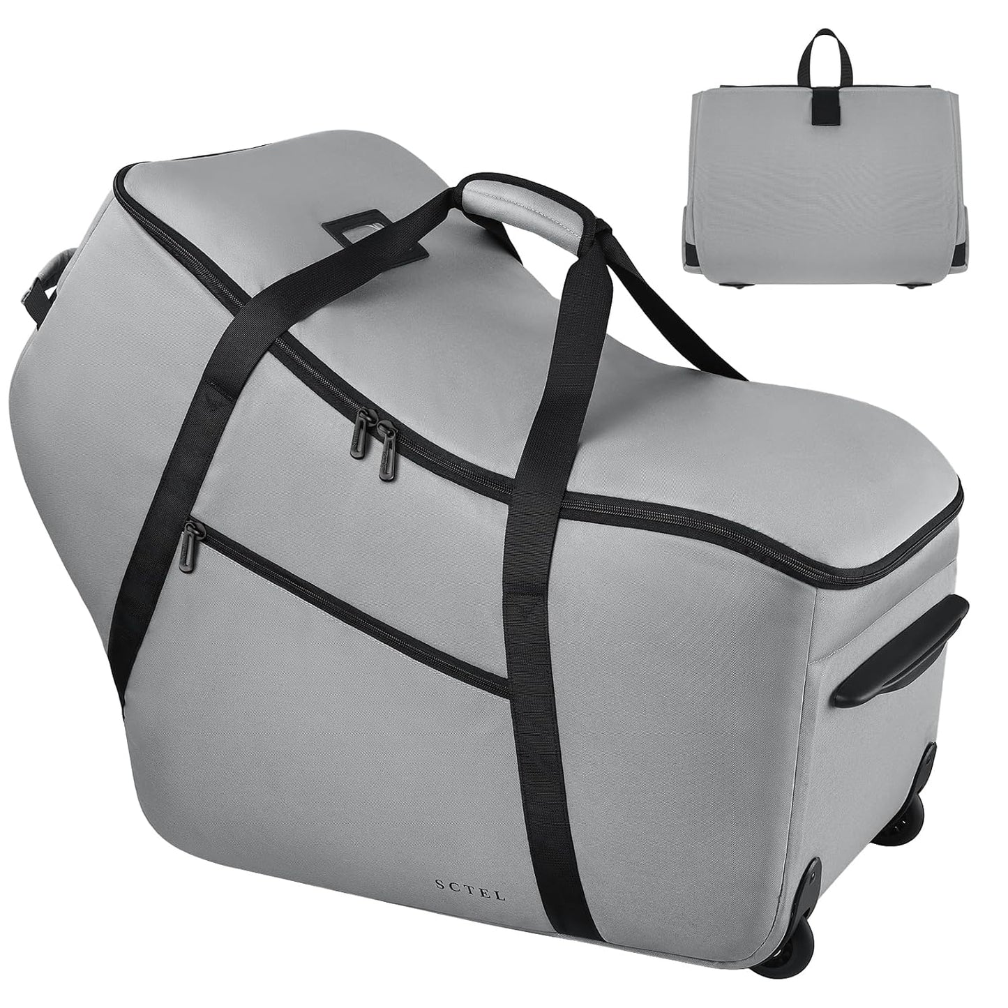 Car Seat Travel Bag with Wheels for Nuna Pipa and Doona