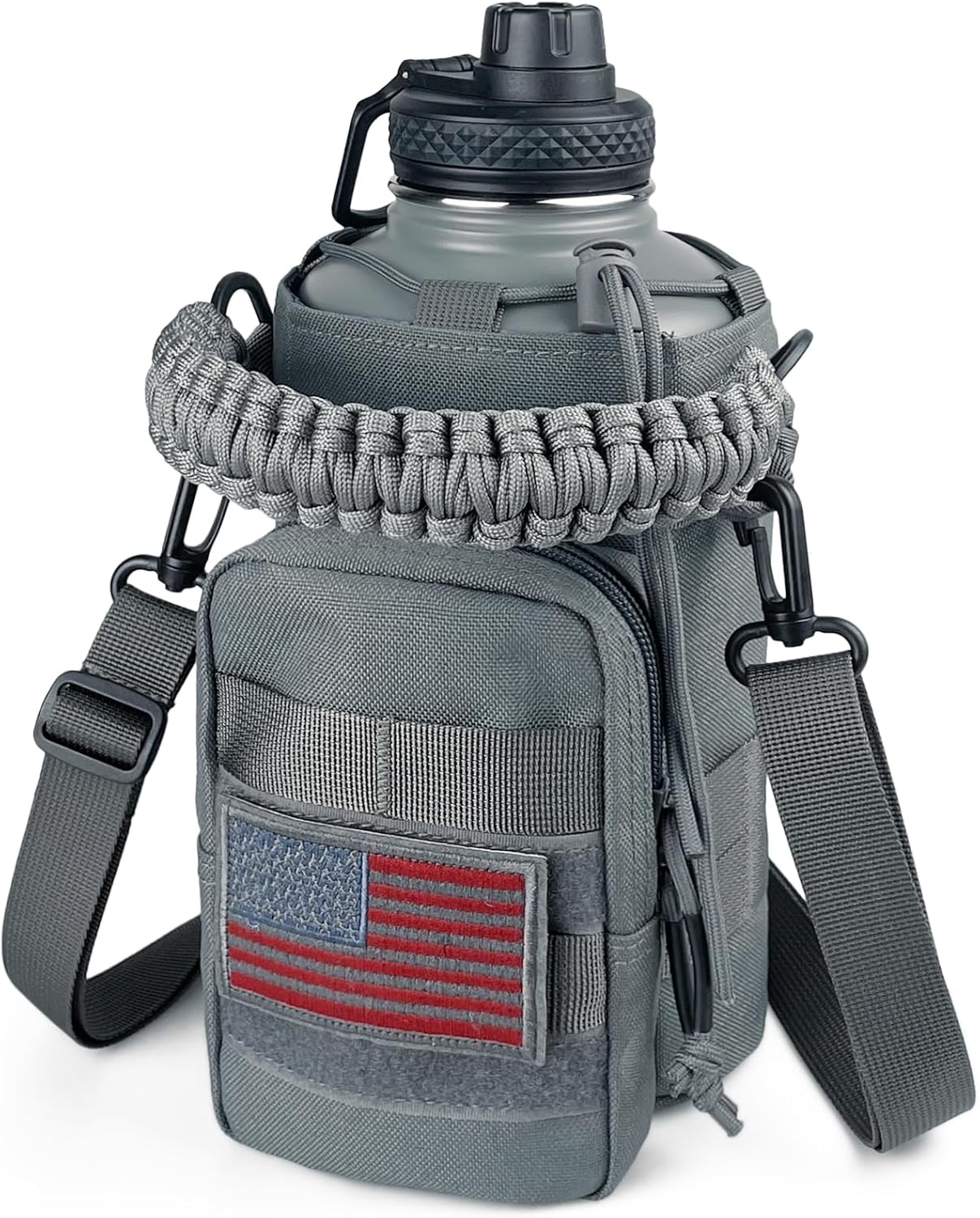 64 Oz Insulated Water Bottle with Sleeve for Hydration Needs