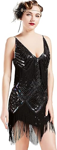BABEYOND Women's 1920s Flapper Dress for Roaring 20s Parties