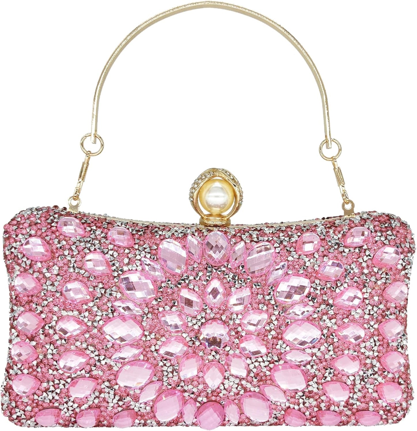 Rhinestone Clutch Purses for Women Evening Wedding Formal Bag