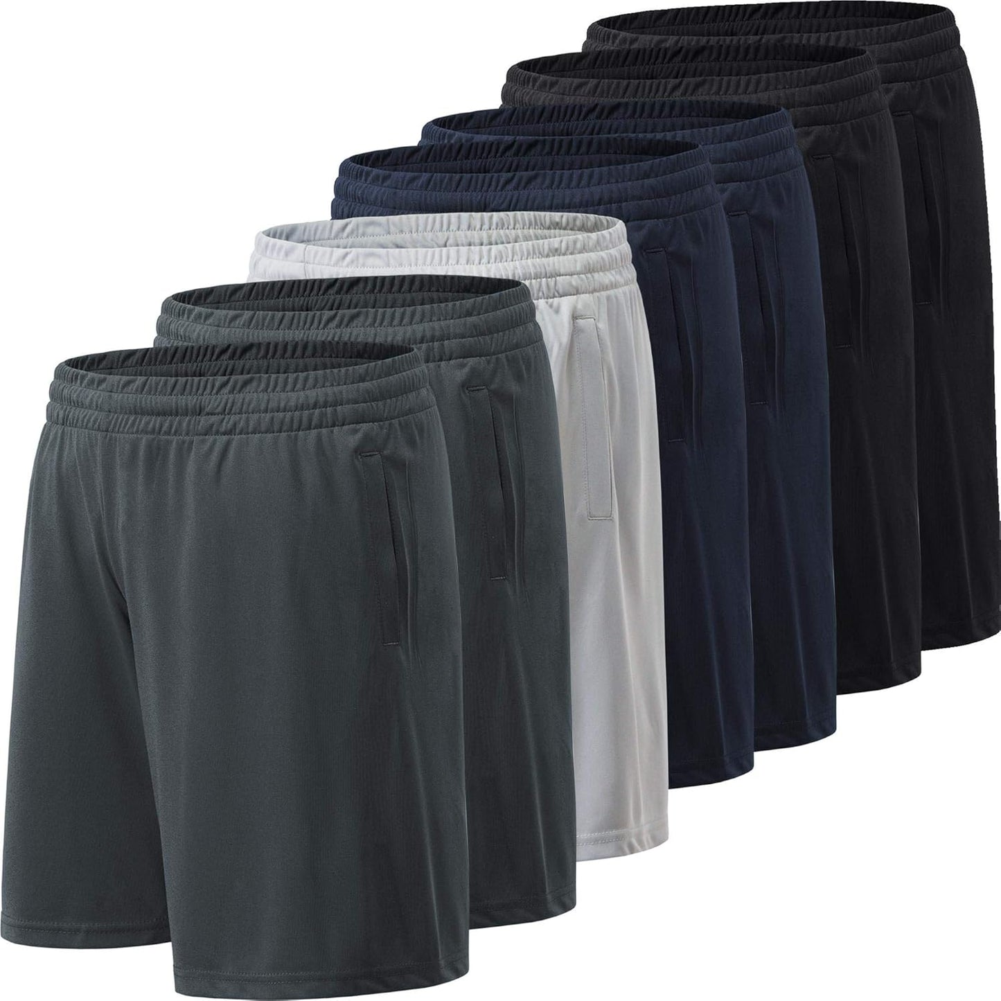 Men's Athletic Shorts with Pockets for Quick Dry Comfort