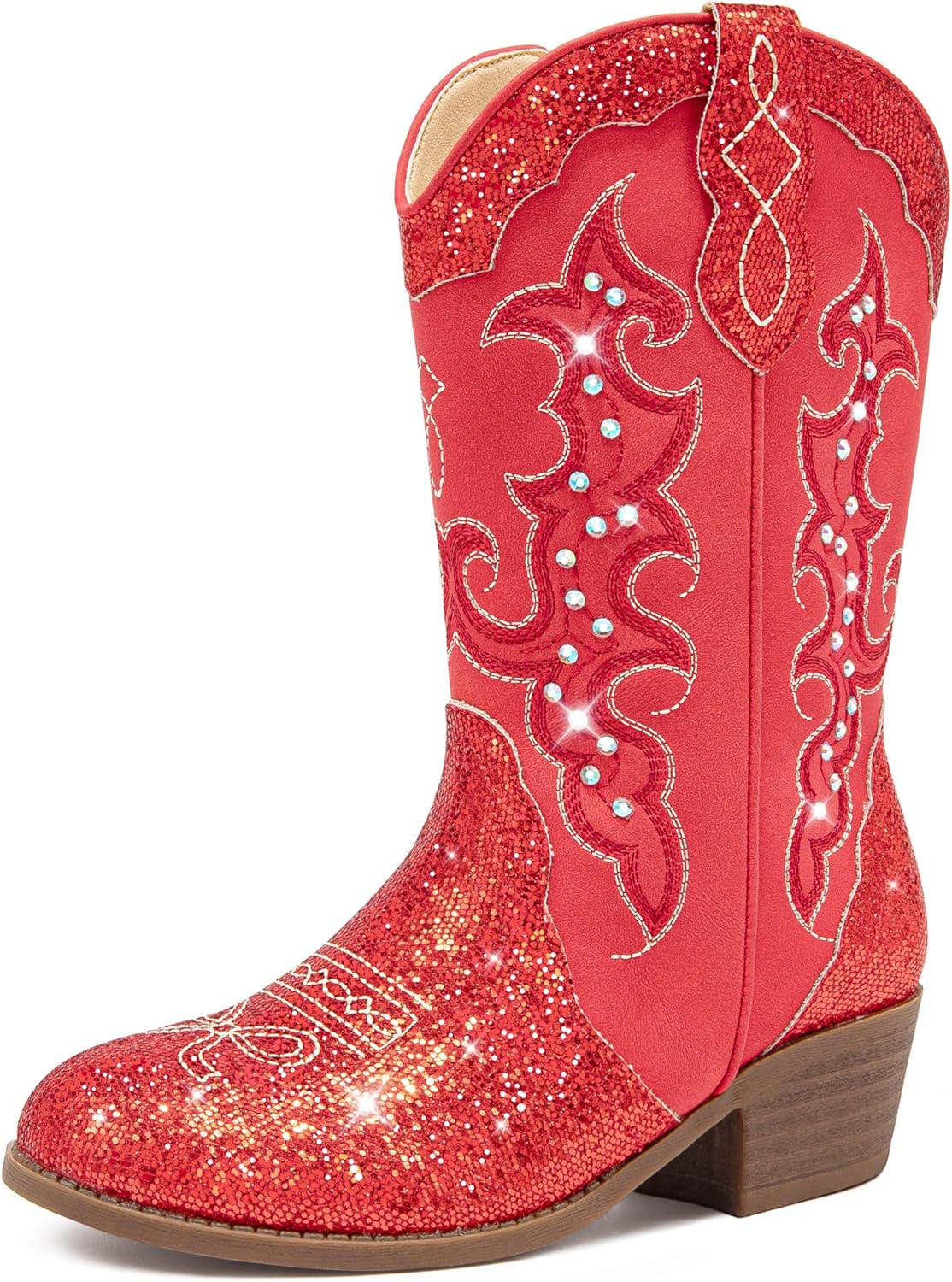 Girls Cowboy Boots with Rhinestones for Sparkly Style