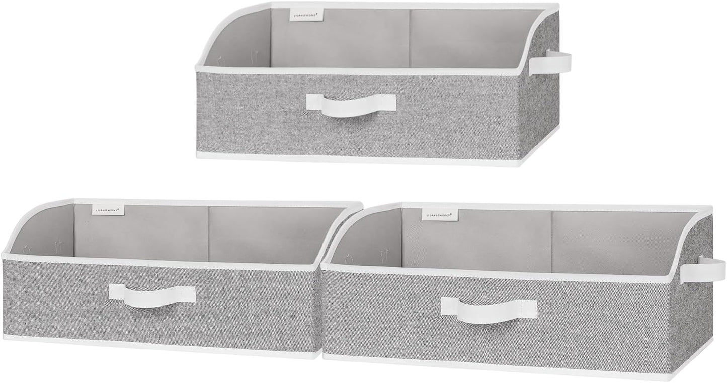 StorageWorks Closet Storage Bins for Easy Organization and Style