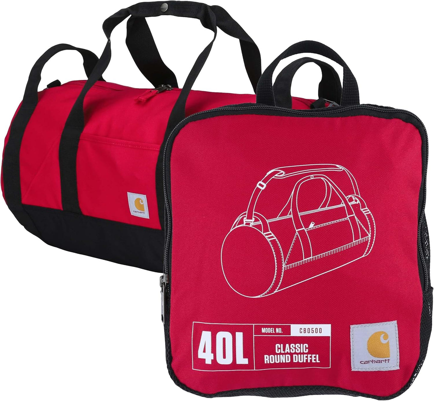 Carhartt Classic Round Duffel: Heavy-Duty, Water-Resistant Gear Bag