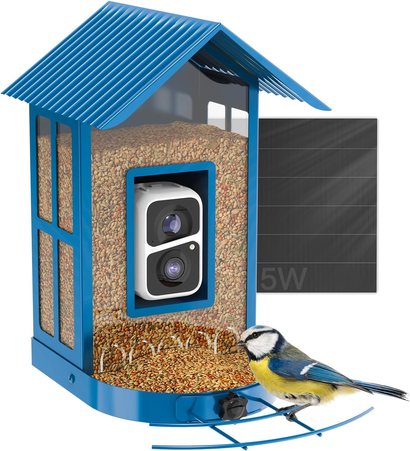 Bird Feeder with Camera for Wild Bird Watching and Alerts