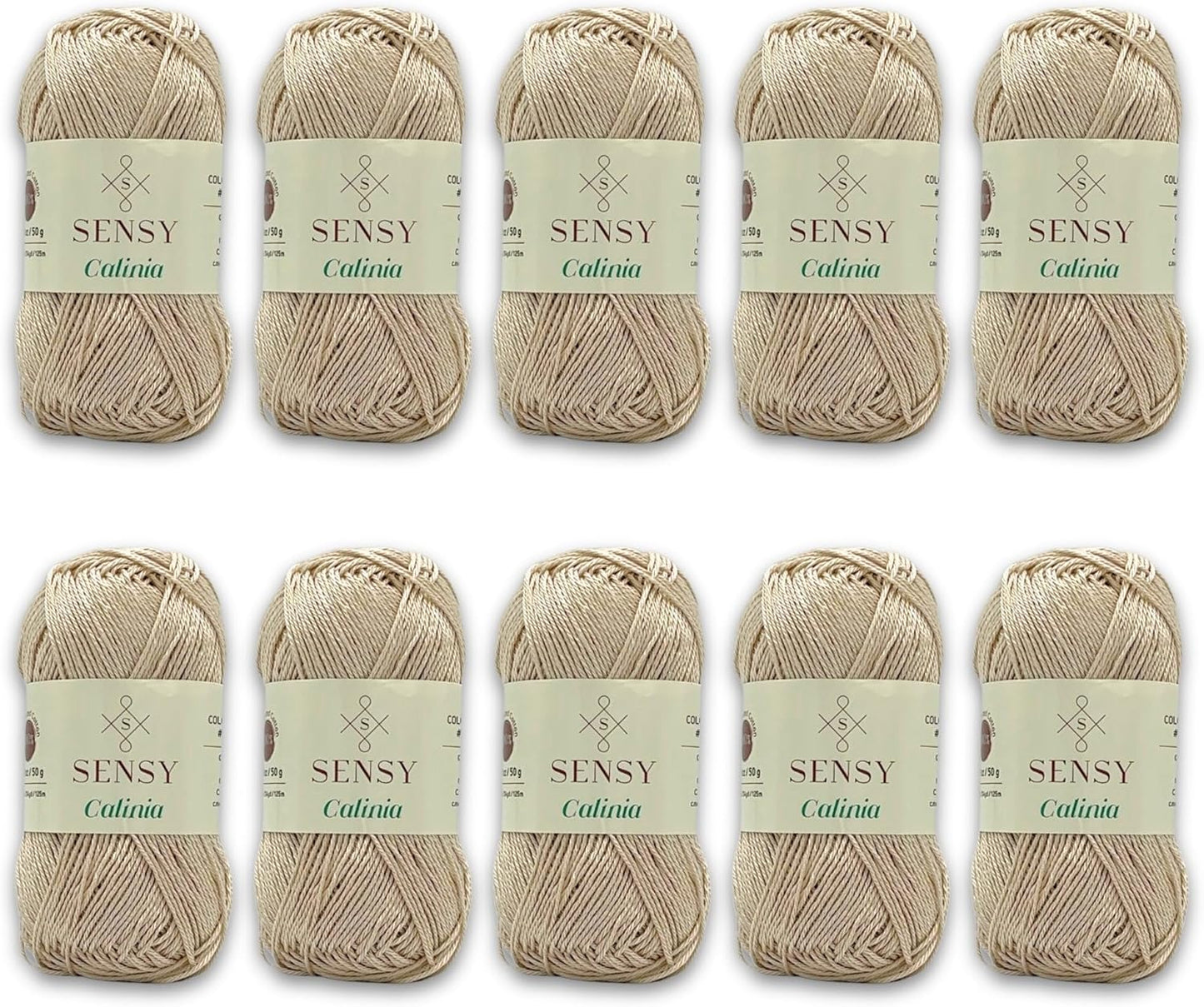 10 Skeins of Sensy Calinia Yarn for Amigurumi Projects