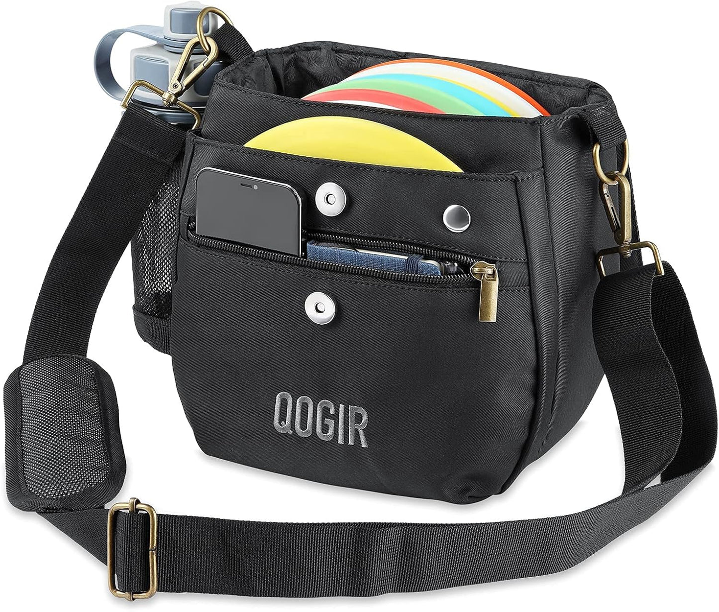 QOGIR Durable Disc Golf Bag: Holds 8+ Discs, Perfect for Beginners