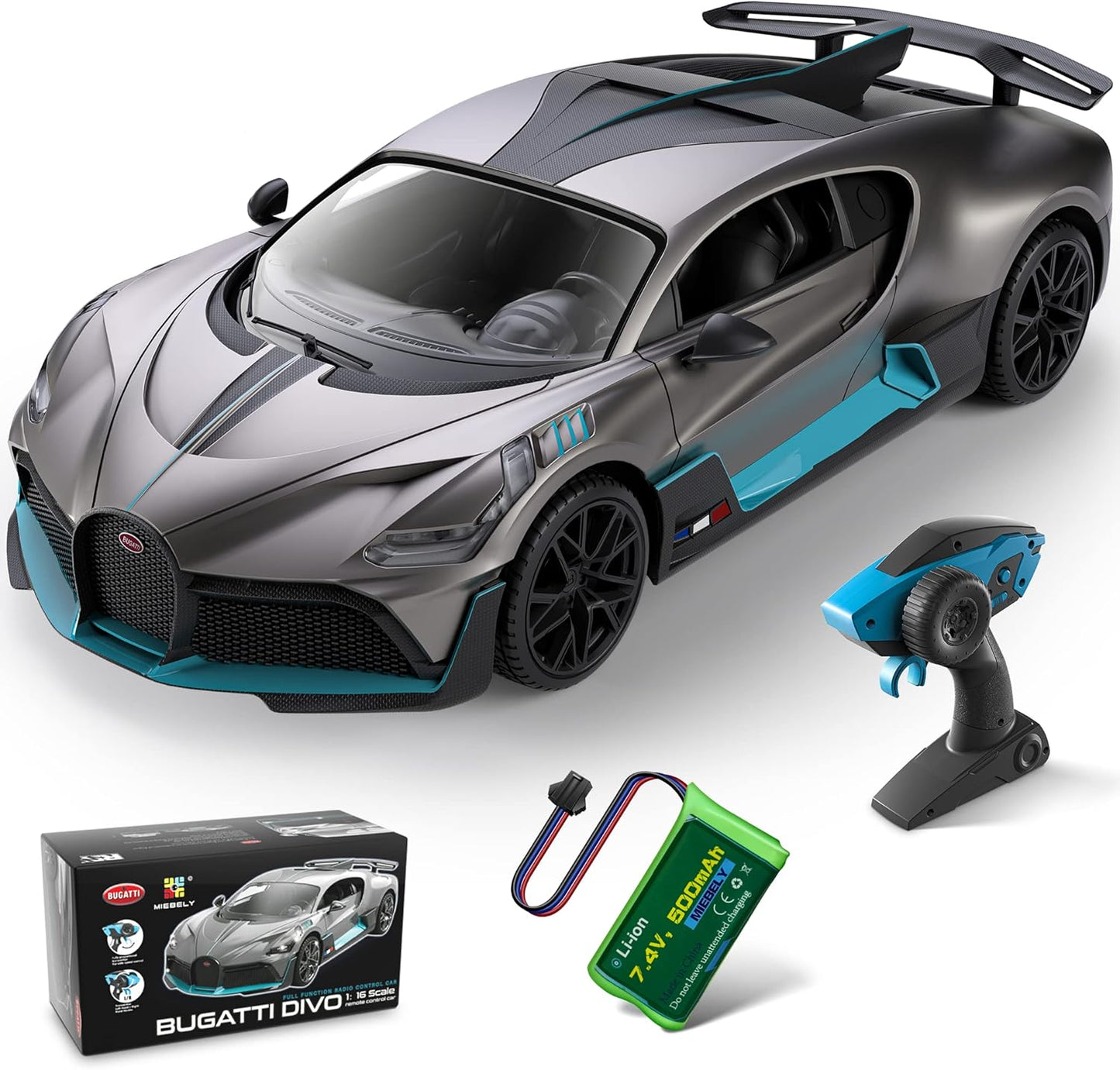 Bugatti Divo 1/16 Scale RC Car: High Speed 12Km/h Fun!