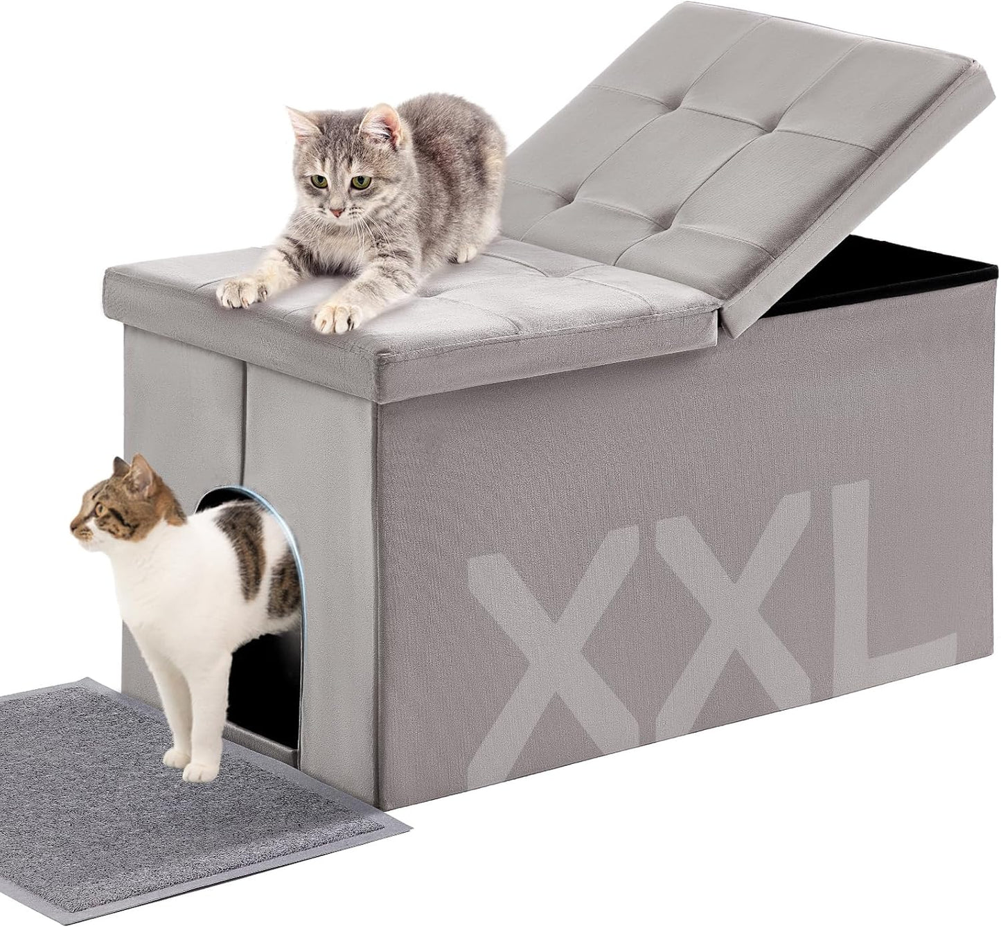 Extra Large Cat Litter Box Enclosure Furniture for Stylish Homes