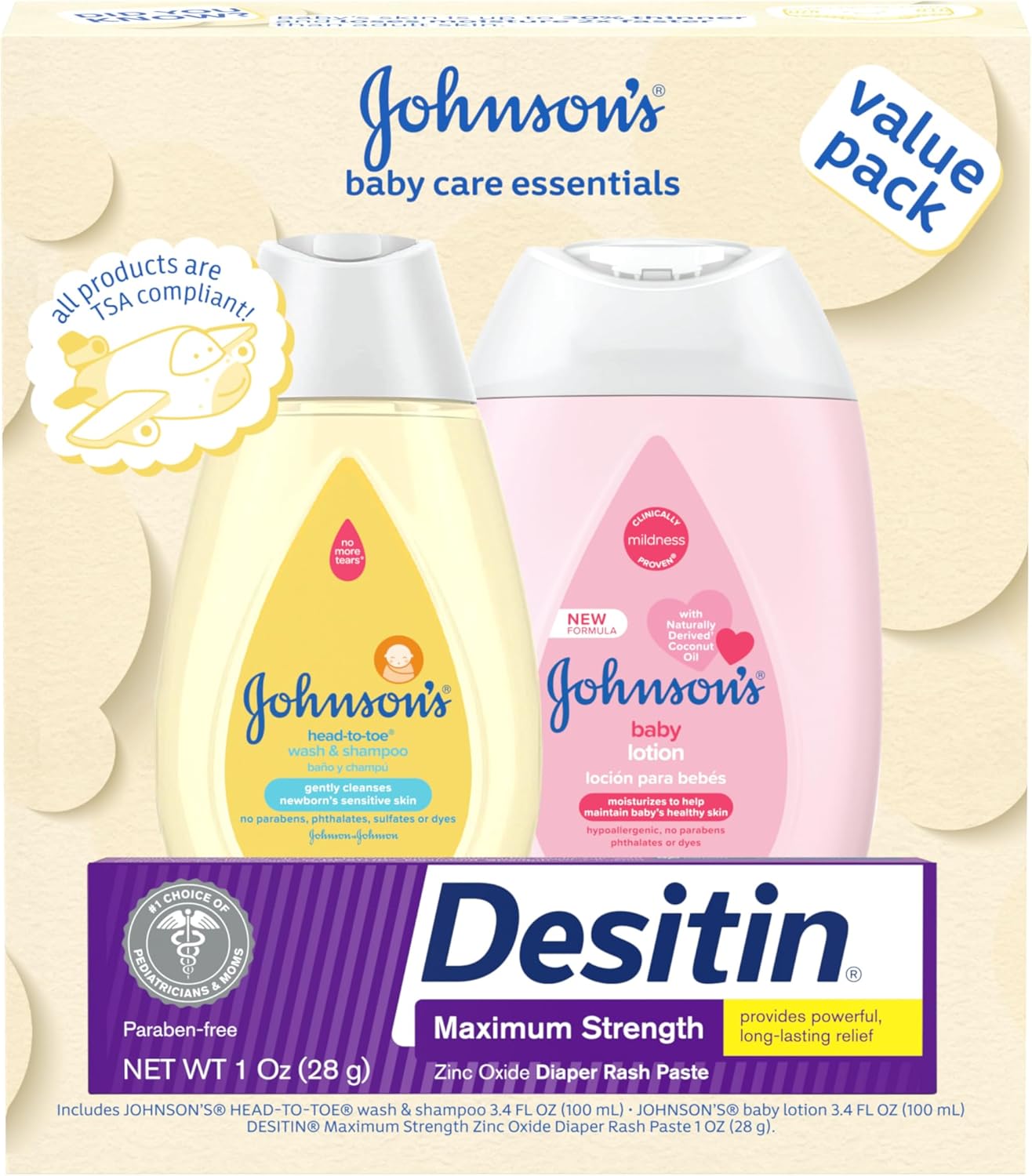 Johnson's Baby Care Gift Set - Gentle Protection