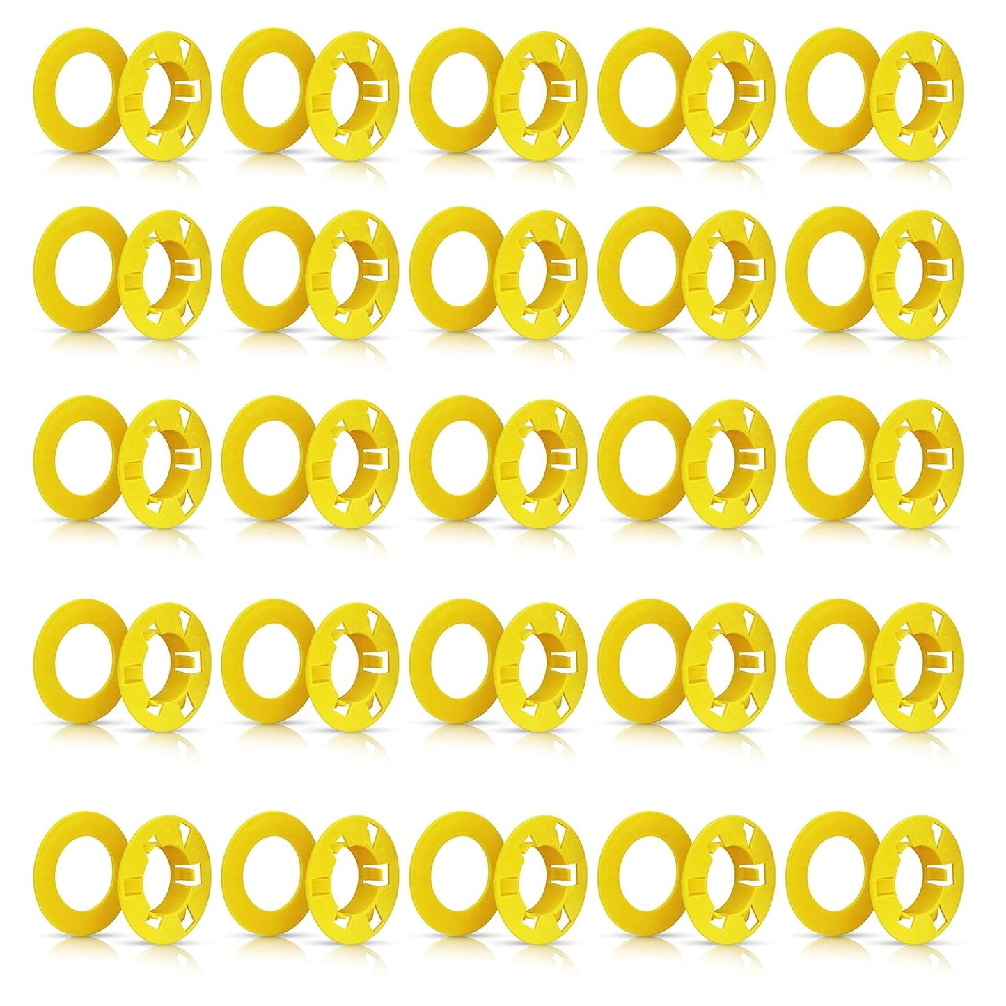 OHLECTRIC Polypropylene Bushing for Metal Studs - 100 Pack