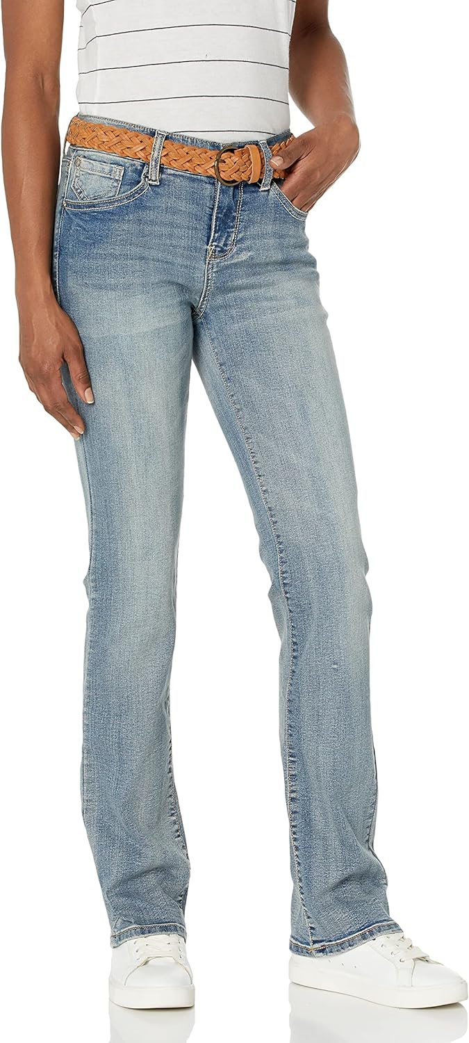WallFlower Legendary Slim Bootcut Mid-Rise Jeans for Women