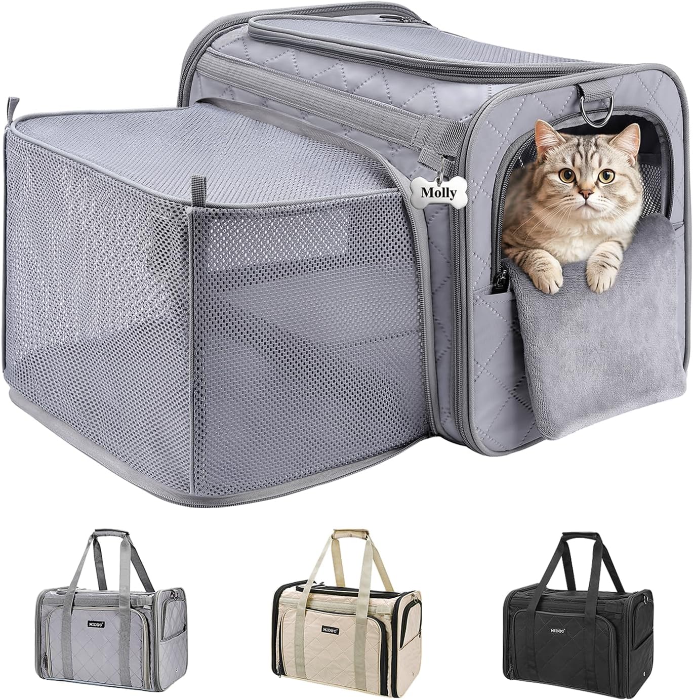 MIDOG Cat Carrier Soft for Small to Medium-Sized Cats Travel