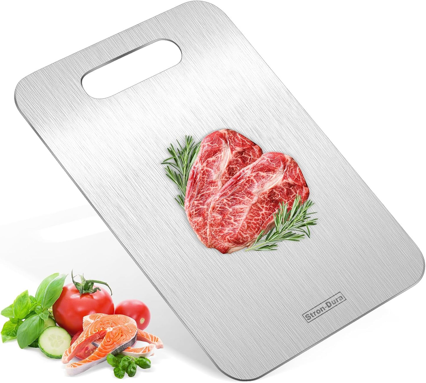 Foodgrade Stainless Steel Cutting Board for Meat and Vegetables