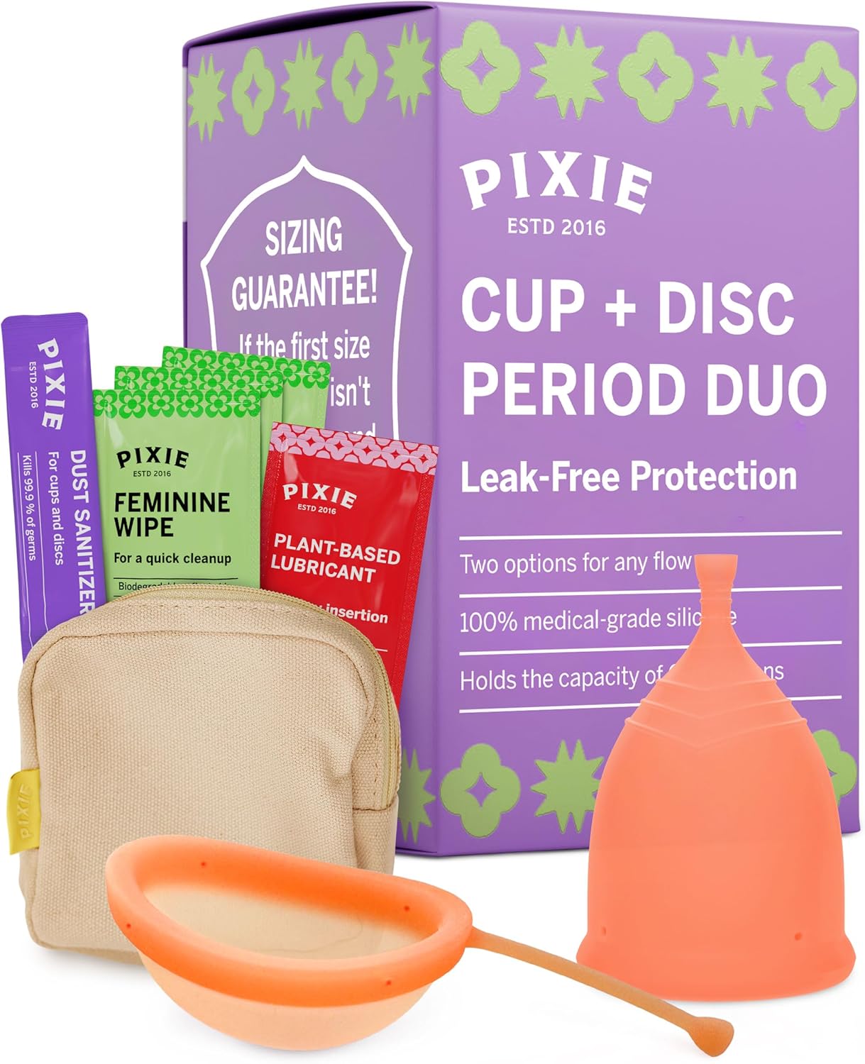 Comfortable Pixie Cup Duo + Accessories