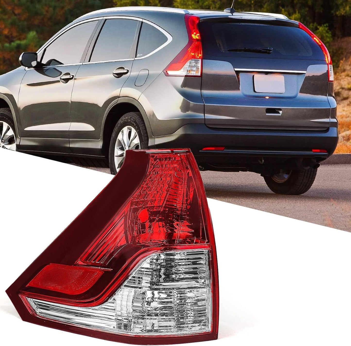 Huray Tail Light for Honda CRV 2012 2013 2014 - Driver Side